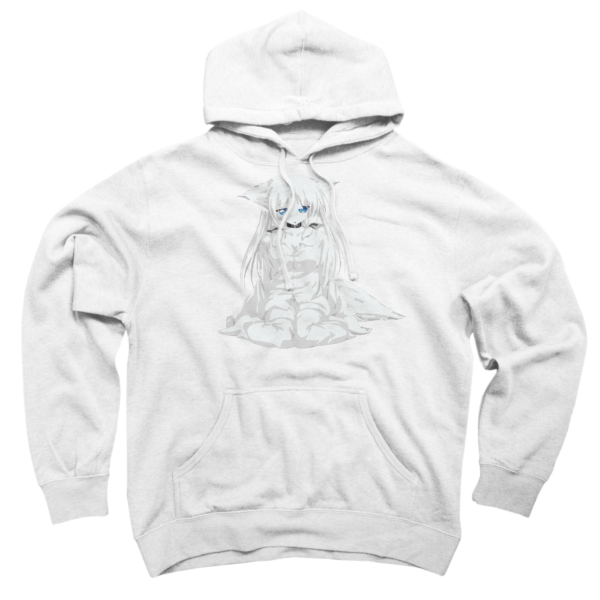 anime wolf girl hoodie